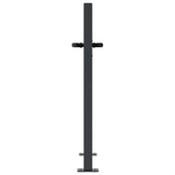 Garden Gate Anthracite 100x75 cm Steel Square Design 153190