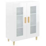 Sideboard High Gloss White 69.5x34x90 cm Engineered Wood 812120