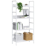 4-Layer Book Shelf White 60x27.6x124.5 cm Engineered Wood 288224