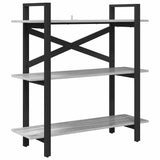 Bookshelf Grey Sonoma 100 x 33.5 x 102 cm Engineered Wood 883949