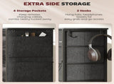 Chest of Ten Fabric Drawers - Black T3398P377782