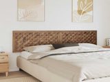 Bed Headboard Natural Solid Teak Wood 42024570