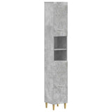 3 Piece Bathroom Cabinet Set DELFT Concrete Grey 3417462