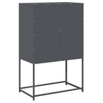 ZNTS Highboard Anthracite 68x39x107 cm Steel 853346