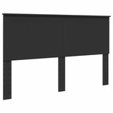 Bed Frame with Headboard Black 160 x 200 cm Solid Pine Wood 3410984