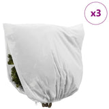 Frost Protection Plant Fleece Covers 3 pcs White 3.5 x 3.93 m 42021061