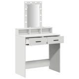 Dressing Table White 79 x 41 x 140 cm Engineered Wood 865163