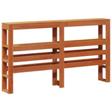 Bed Frame with Headboard Wax Brown 160 x 200 cm Solid Pine Wood 3422757
