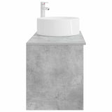 Bathroom Furniture Set 2 pcs Concrete Grey Engineered Wood 3403931