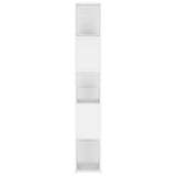 Book Cabinet Room Divider White 100x24x155 cm Engineered Wood 809197