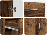 Wooden Cabinet Old Wood 88.5 x 30.5 x 73 cm Engineered Wood 880289
