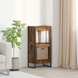 Book Cabinet Smoke Oak 40 x 30 x 86.5 cm Engineered Wood 886362