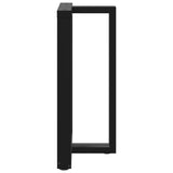 ZNTS Bar Table Legs T-Shaped 2 pcs Black 60x35x cm Steel 4013080