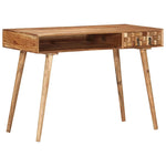 ZNTS Writing Desk 110x50x76 cm Solid Wood Acacia 338434