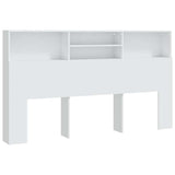 811880 Headboard Cabinet White 180x19x103,5 cm