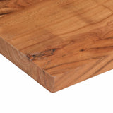 Table Top 140x50x2.5 cm Rectangular Solid Wood Acacia 370922