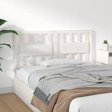Bed Headboard White 145.5x4x100 cm Solid Wood Pine 818571