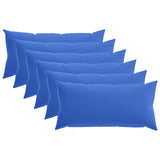 Cushion with Pillow HEERLEN 6 pcs Royal Blue Polyester 925426