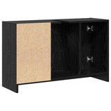 Bathroom Cabinet Black Oak 90 x 29 x 55 cm Engineered wood 869211
