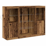 LED Sideboard Old Wood 142.5 x 37 x 100 cm Engineered Wood 3333120