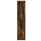 Highboard with LED Smoked Oak 41.5x32.5x200 cm Engineered Wood 3307902