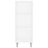 Highboard White 34.5x34x180 cm Engineered Wood 3199009