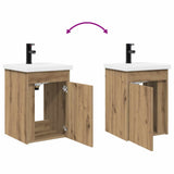 Bathroom Vanity Unit with Tap Artisan Oak 42 x 40 x 74.5 cm 889536