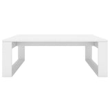 Coffee Table White 100x100x35 cm Engineered Wood 808630