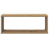 Wall Cube Shelves 6 pcs Artisan Oak 60x15x23 cm Engineered Wood 856591