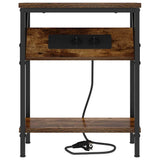 Bedside Cabinet 2 pcs Smoked Oak 38 x 30 x 48 cm 859585