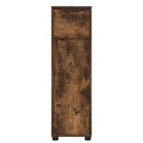Bathroom Cabinet Smoked Oak 30.5 x 30 x 101 cm Engineered Wood 888742