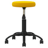 Office Swivel Chair Mustard Yellow Velvet 333181
