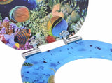 Soft-Close Toilet Seat 2 pcs Deep Sea Blue 44 x 38 cm MDF board 3414545