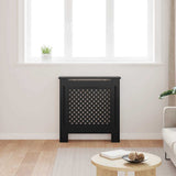 MDF Radiator Cover Black 78 cm 325568