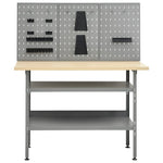 Workbench with Three Wall Panels 3053426