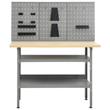 Workbench with Three Wall Panels 3053426