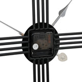 Wall Clock Black 60 cm Iron 4008410
