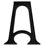 Dining Table Legs 2 pcs with Arched Base A-Frame Cast Iron 245429
