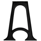 Dining Table Legs 2 pcs with Arched Base A-Frame Cast Iron 245429