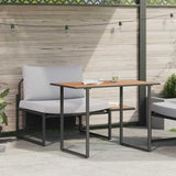 Outdoor Steel Seating 2 pcs Light grey Steel 42004138