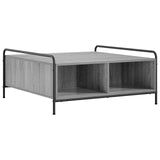 Coffee Table Grey Sonoma 90 x 90 x 41 cm Engineered Wood 8013605
