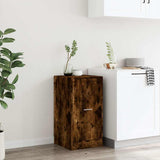 Apothecary Cabinet Smoked Oak 40x41x77.5 cm Engineered Wood 855191