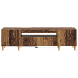 LED TV Cabinet Old Wood Engineered Wood 896253