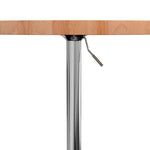 ZNTS Bar Table Ø60x90.5 cm Solid Wood Beech 3270630