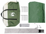 Camping Tarp Water-resistant Green 690 x 580 x 255 cm 42028595
