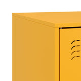 TV Cabinet Mustard Yellow 67x39x44 cm Steel 841697