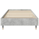 Bed Frame Concrete Grey 80 x 200 cm Engineered Wood 8009053