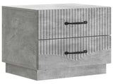 Bedside Cabinet 2 pcs Concrete Grey 43 x 34.5 x 44.5 cm 895222