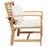 Garden Bench Natural 110 x 64 x 76.5 cm Solid teak wood 42006404