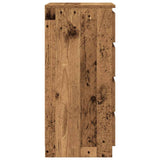Sideboard with Drawers Old Wood 37.5x35x99 cm Engineered Wood 861767